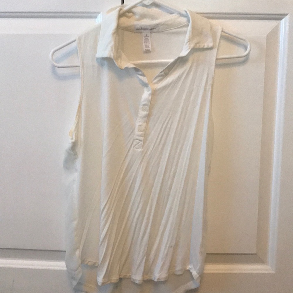 Button down blouse with Chiffon back